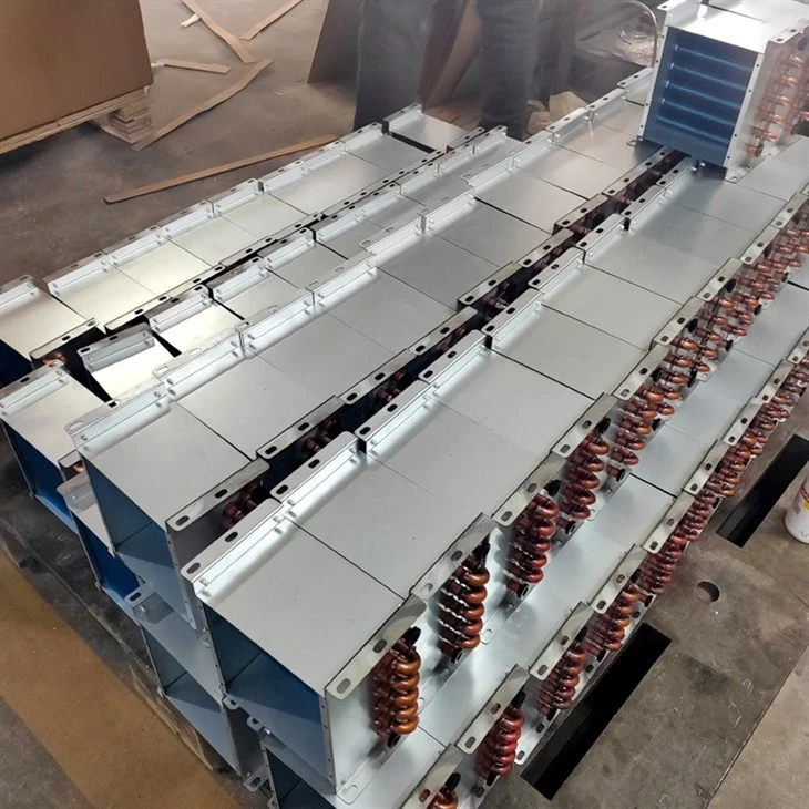 Blue Aluminum Fin Evaporator